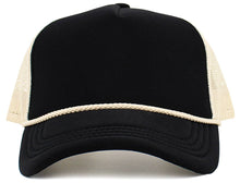 Load image into Gallery viewer, Foam Premium Rope Trucker Hat: ROSE-STN
