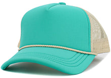 Load image into Gallery viewer, Foam Premium Rope Trucker Hat: ROSE-STN
