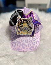 Load image into Gallery viewer, Tiger Patch, Mascot Patch, Small Patches, Embroidery Patch, Iron on Patch, Trucker Hat Patch, Preppy Patch, Bag Patch, Game Day