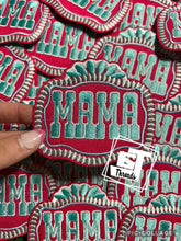 Load image into Gallery viewer, Pink and Turquoise Mama....Cap Patches Only: Pink and Turquoise Mama