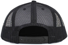 Load image into Gallery viewer, Kids Mesh Baseball Cap: BLK-BLK