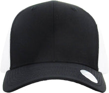 Load image into Gallery viewer, CLASSIC 6 PANEL MESH BACK: WHT-BLK