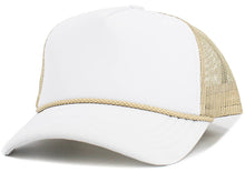 Load image into Gallery viewer, Foam Premium Rope Trucker Hat: ROSE-STN