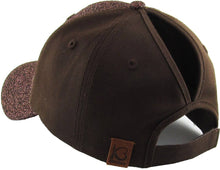 Load image into Gallery viewer, Glitter Ponytail Baseball Cap: BLK