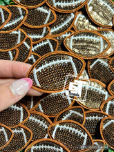 Load image into Gallery viewer, Mini Sequin Football....Cap Patches Only: Mini Sequin Football