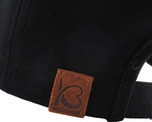Load image into Gallery viewer, Glitter Ponytail Baseball Cap: BLK