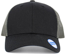 Load image into Gallery viewer, Kids Mesh Baseball Cap: BLK-BLK