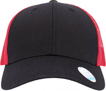 Load image into Gallery viewer, CLASSIC 6 PANEL MESH BACK: WHT-BLK