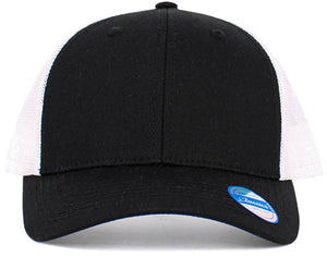 Kids Mesh Baseball Cap: BLK-BLK