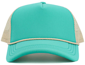 Foam Premium Rope Trucker Hat: TUQ-STN