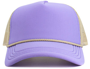 Foam Premium Rope Trucker Hat: TUQ-STN