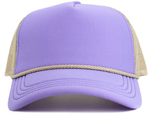 Load image into Gallery viewer, Foam Premium Rope Trucker Hat: BLK-STN
