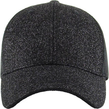 Load image into Gallery viewer, Glitter Meshback Baseball Cap: SIL
