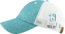 Load image into Gallery viewer, Glitter Meshback Baseball Cap: SIL
