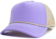 Load image into Gallery viewer, Foam Premium Rope Trucker Hat: TUQ-STN
