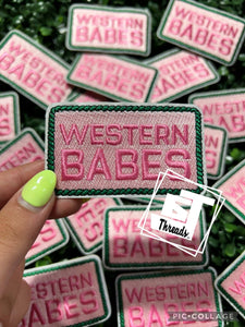 Western Babes....Cap Patches Only: Western Babes