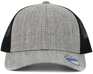 Kids Mesh Baseball Cap: BLK-BLK