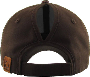 Glitter Ponytail Baseball Cap: BLK