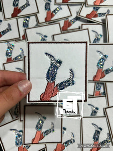 Rhinestone Cowboy Boots....Cap Patches Only: Rhinestone Cowboy Boot