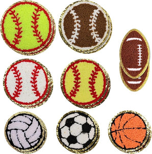 volleyball glitter patch