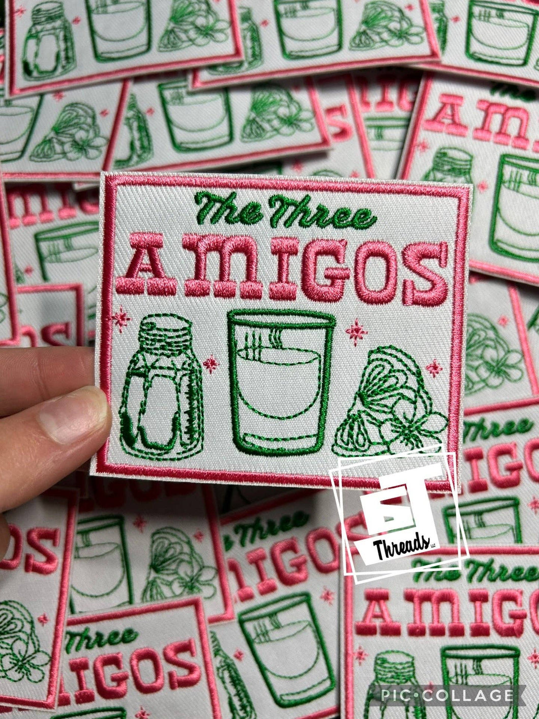 Three Amigos....Cap Patches Only: Three Amigos