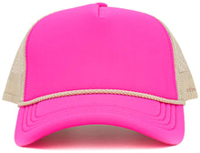 Load image into Gallery viewer, Foam Premium Rope Trucker Hat: TUQ-STN

