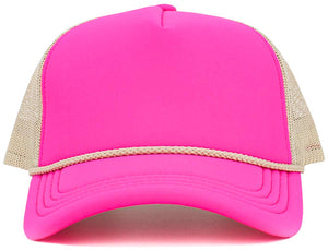 Foam Premium Rope Trucker Hat: TUQ-STN
