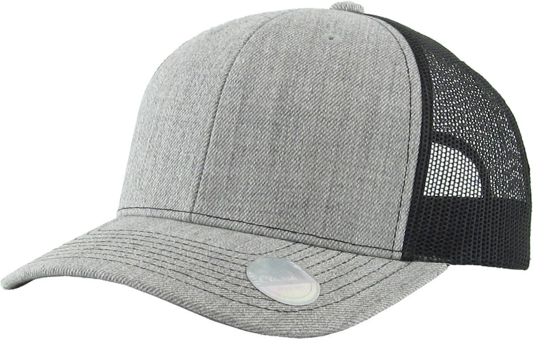 CLASSIC 6 PANEL MESH BACK: HLGY-BLK