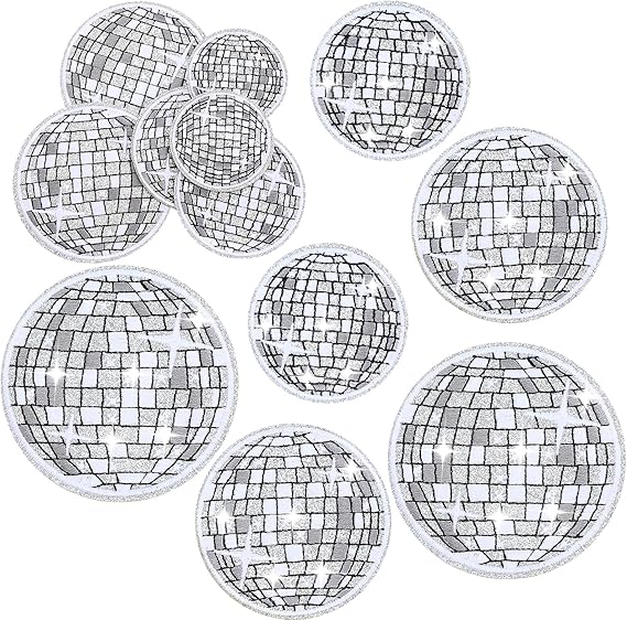 disco ball silver large