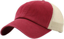 Load image into Gallery viewer, Classic Mesh Baseball Cap: STN-KHK
