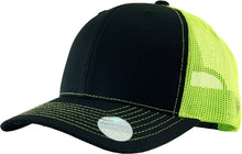Load image into Gallery viewer, CLASSIC 6 PANEL MESH BACK: BLK-BLK
