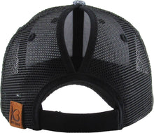 Load image into Gallery viewer, Glitter Meshback Baseball Cap: SIL
