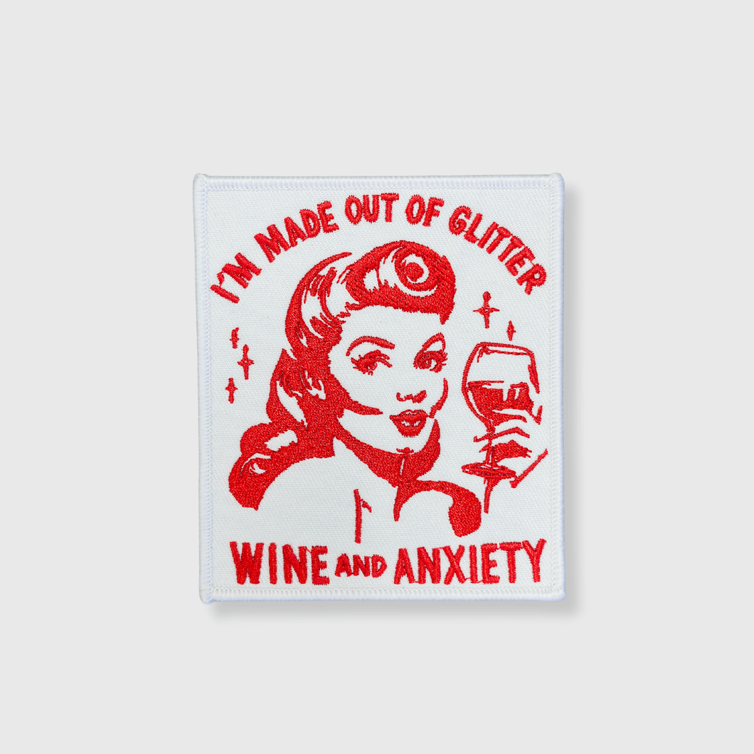 HP1048 - Wine & Anxiety Hat Patch