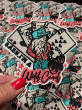 Load image into Gallery viewer, Baby, I&#39;m a Wild Card Patch, Trucker Hat Patch, Boujee Patch, Cowgirl Patch, Western Patch, Pink Patch, Trendy Patch, Preppy Patch, Iron On Patch, DIY
