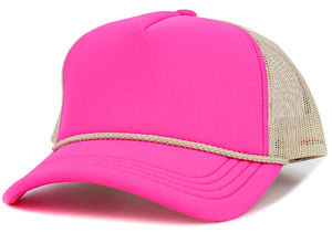 Foam Premium Rope Trucker Hat: TUQ-STN