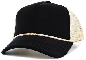 Foam Premium Rope Trucker Hat: TUQ-STN