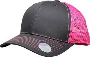 CLASSIC 6 PANEL MESH BACK: DGY-NPNK