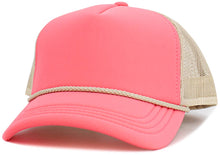 Load image into Gallery viewer, Foam Premium Rope Trucker Hat: TUQ-STN
