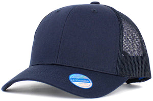 Kids Mesh Baseball Cap: BLK-BLK