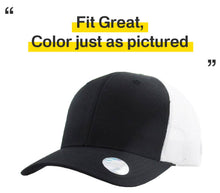 Load image into Gallery viewer, CLASSIC 6 PANEL MESH BACK: BLK-BLK
