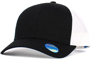 Kids Mesh Baseball Cap: BLK-BLK