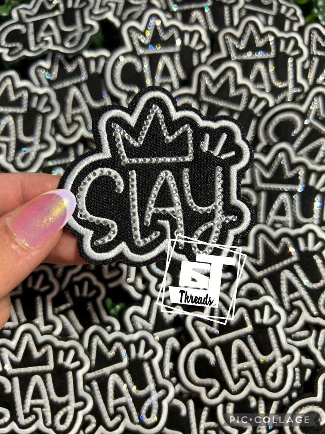 Rhinestone Slay....Cap Patches Only: Rhinestone Slay